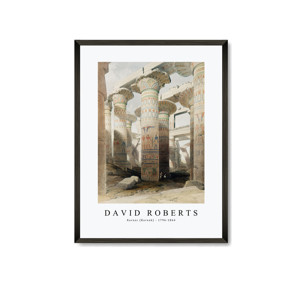 David Roberts - Karnac (Karnak)-1796-1864