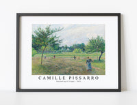 
              Camille Pissarro - Haymaking at Éragny 1892
            