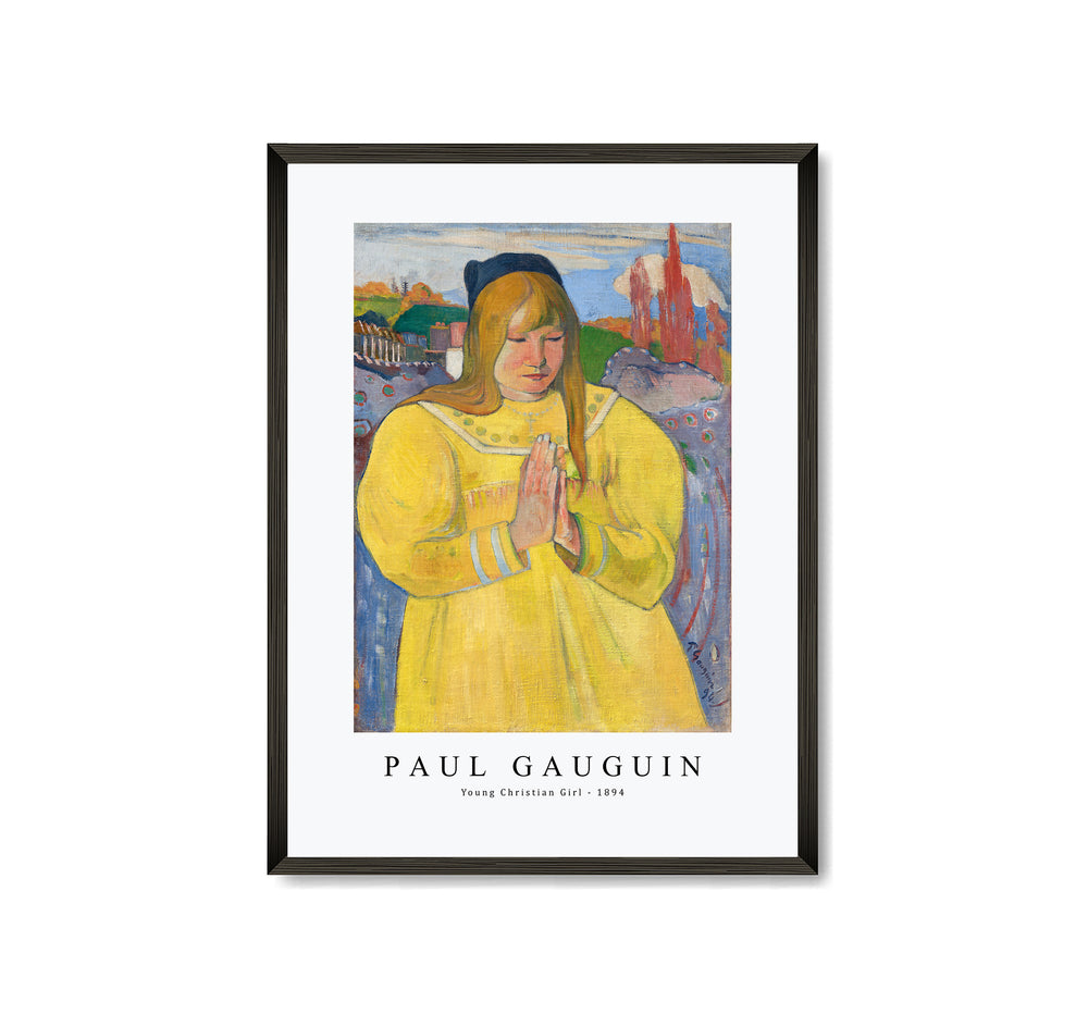 Paul Gauguib - Young Christian Gir 1894