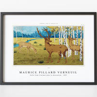 Maurice Pillard Verneuil - Cerfs from L'animal dans la décoration (1897)