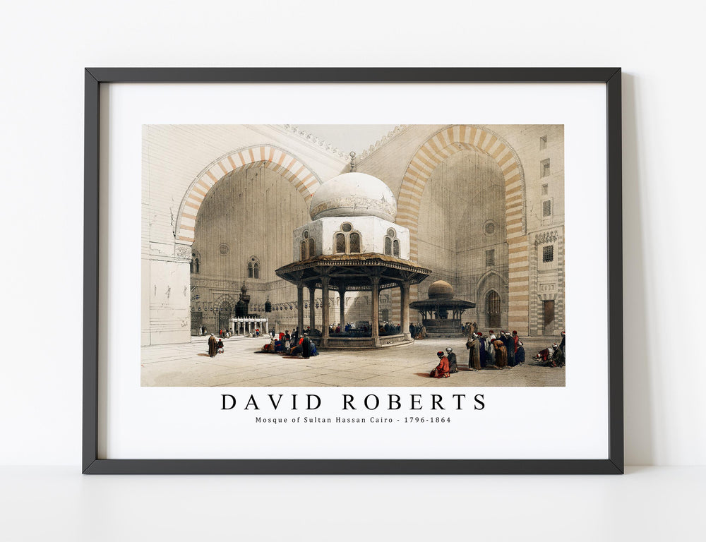 David Roberts - Mosque of Sultan Hassan Cairo-1796-1864