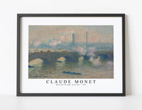 
              Claude Monet - Waterloo Bridge, Gray Day 1903
            