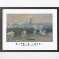 Claude Monet - Waterloo Bridge, Gray Day 1903