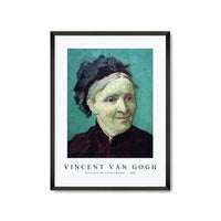 Vincent Van Gogh - Portrait of the Artist's Mother 1888