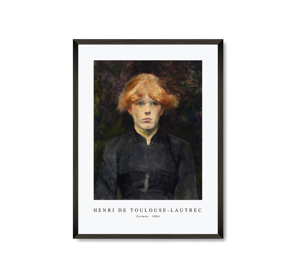 Henri De Toulouse–Lautrec - Carmen 1884