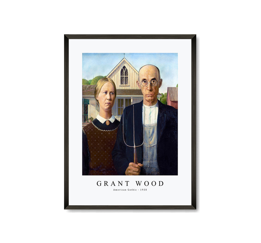 Grant Wood - American Gothic 1930