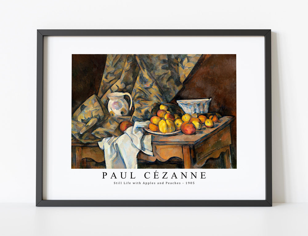 Paul Cezanne - Still Life with Apples and Peaches 1905