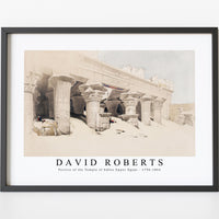 David Roberts - Portico of the Temple of Edfou Upper Egypt-1796-1864