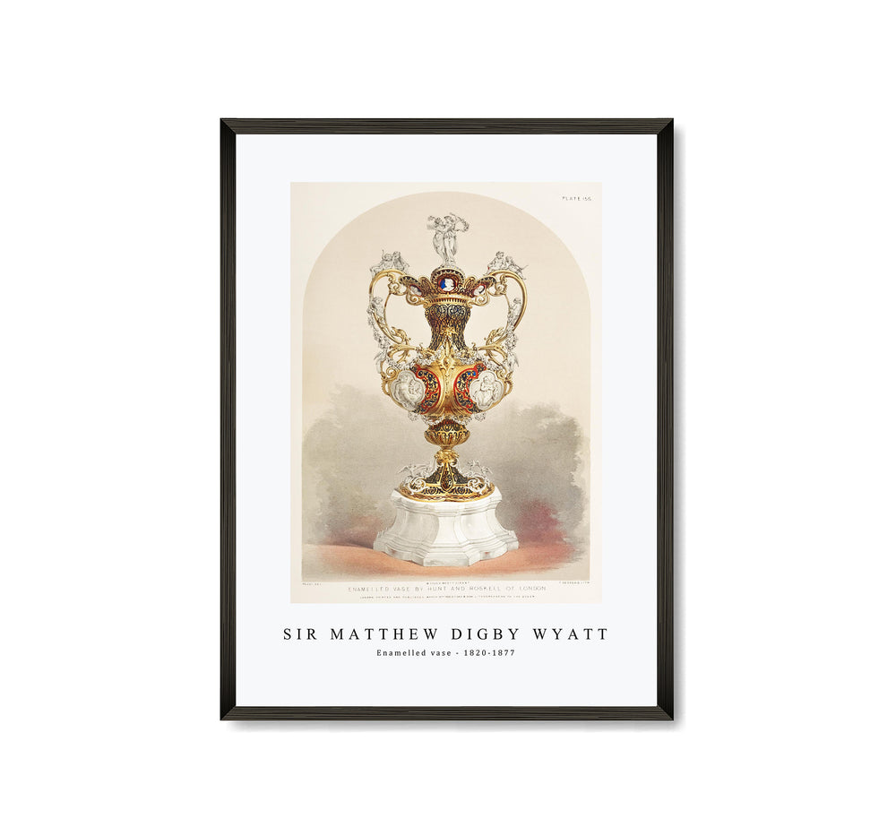Sir Matthew Digby Wyatt - Enamelled vase 1820-1877