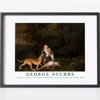 George Stubbs - Freeman, the Earl of Clarendon's gamekeeper, with a dying doe and hound 1800