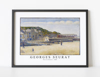 
              Georges Seurat - Port-en-Bessin 1888
            