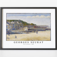 Georges Seurat - Port-en-Bessin 1888