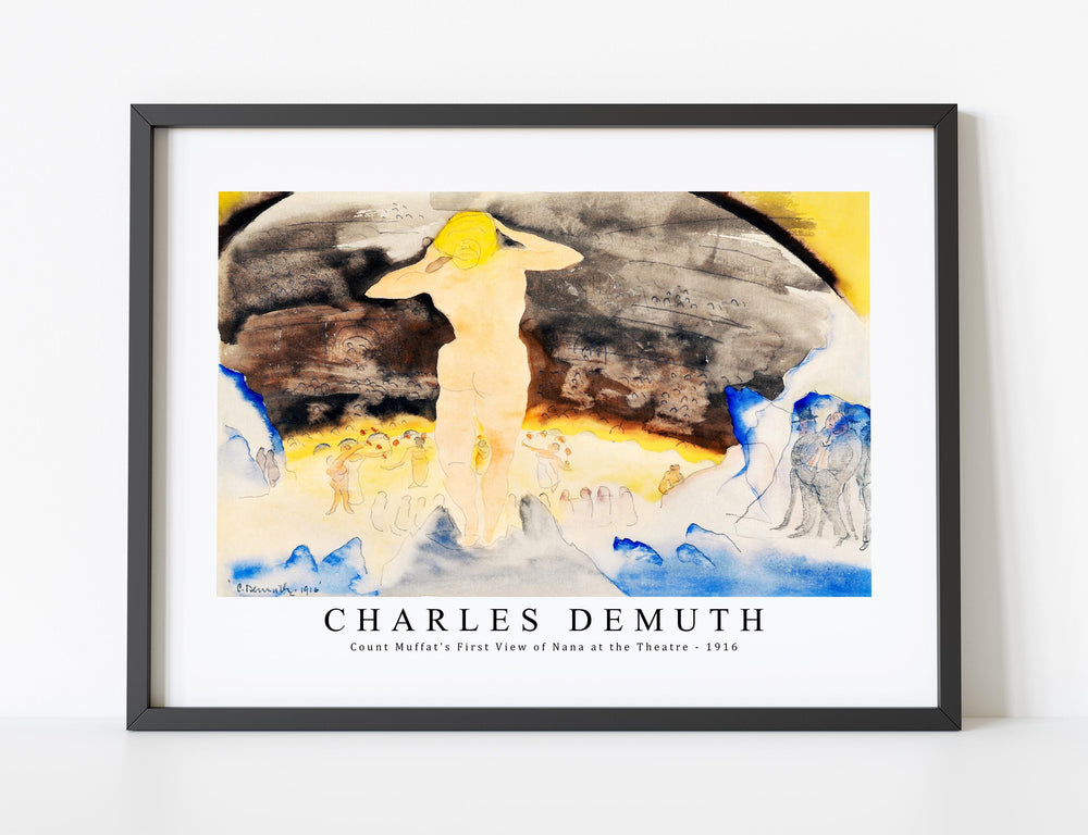 Charles demuth - Count Muffat's First View of Nana at the Theatre-1916