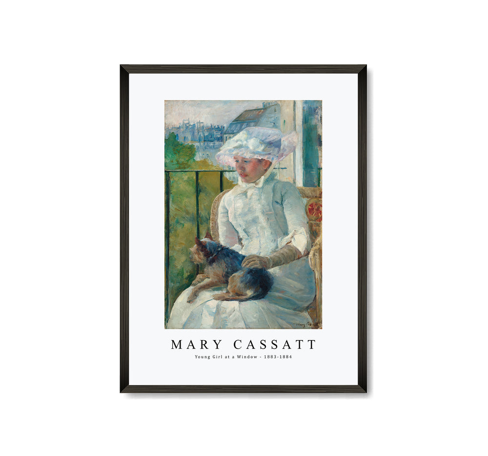 Mary Cassatt - Young Girl at a Window 1883-1884