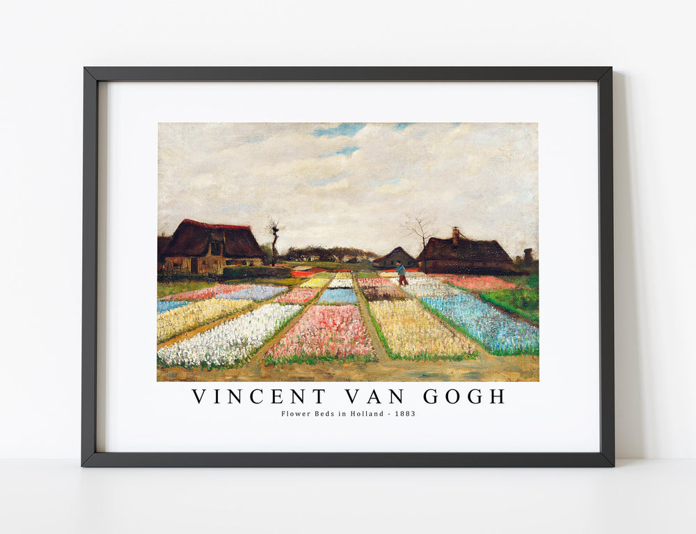 Vincent Van Gogh - Flower Beds in Holland 1883