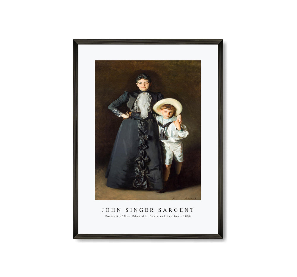 John Singer Sargent - Portrait of Mrs. Edward L. Davis and Her Son, Livingston Davis (1890)