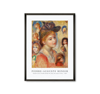 
              Pierre Auguste Renoir - Study of Girls' Heads (Étude de têtes de jeunes filles) 1893
            