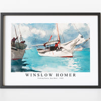 winslow homer - Fishing Boats, Key West-1903