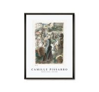 
              Camille Pissarro - Market in Gisors 1923-1930
            