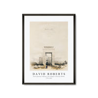 David Roberts - Great gateway leading to the Temple of Karnak Thebes-1796-1864