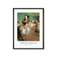 Edgar Degas - The Dance Class 1874