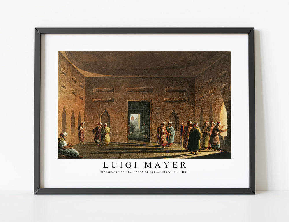 Luigi Mayer - Monument on the Coast of Syria, Plate II 1810