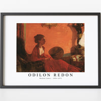 Odilon Redon - Madam Camus 1896-1870