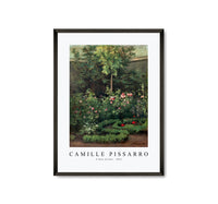 
              Camille Pissarro - A Rose Garden 1862
            