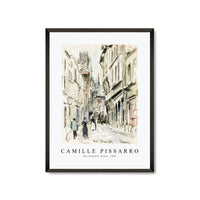 Camille Pissarro - Rue Damiette, Rouen 1884