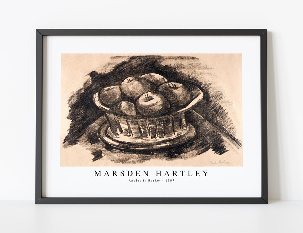 Marsden Hartley - Apples in Basket(1887)