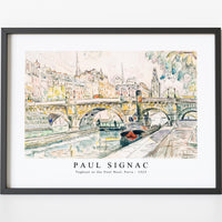 Paul Signac - Tugboat at the Pont Neuf, Paris (1923)