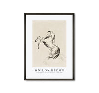
              Odilon Redon - Jumping Horse on Clouds (Pegasus) 1903-1907
            