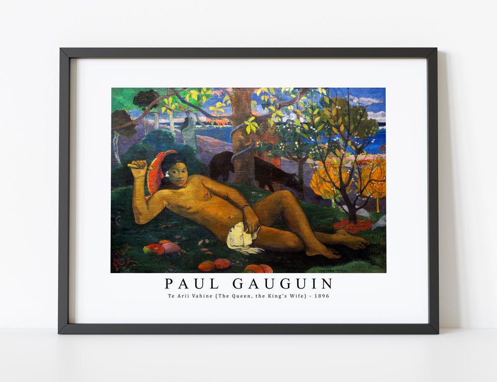 Paul Gauguin - Te Arii Vahine (The Queen, the King's Wife) 1896