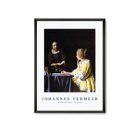 
              Johannes Vermeer - Mistress and Maid 1666-1667
            