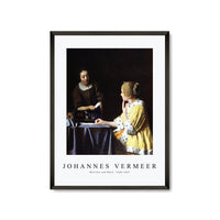 Johannes Vermeer - Mistress and Maid 1666-1667