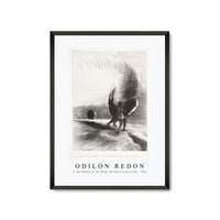 Odilon Redon - In the Shadow of the Wing, the Black Creature Bit 1891