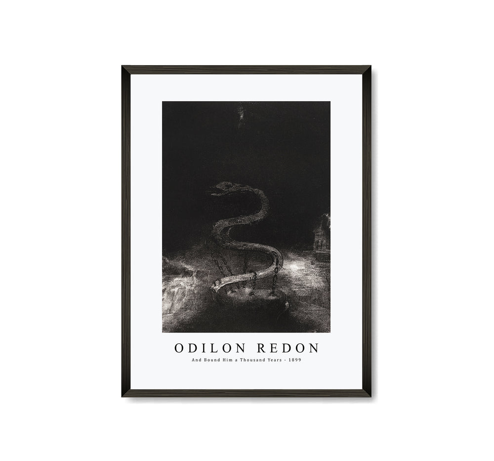 Odilon Redon - And Bound Him a Thousand Years 1899