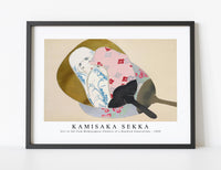 
              Kamisaka Sekka - Girl in fan from Momoyogusa–Flowers of a Hundred Generations (1909)
            