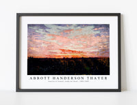 
              abbott handerson thayer - Sunrise or Sunset, study for book-1905-1909
            