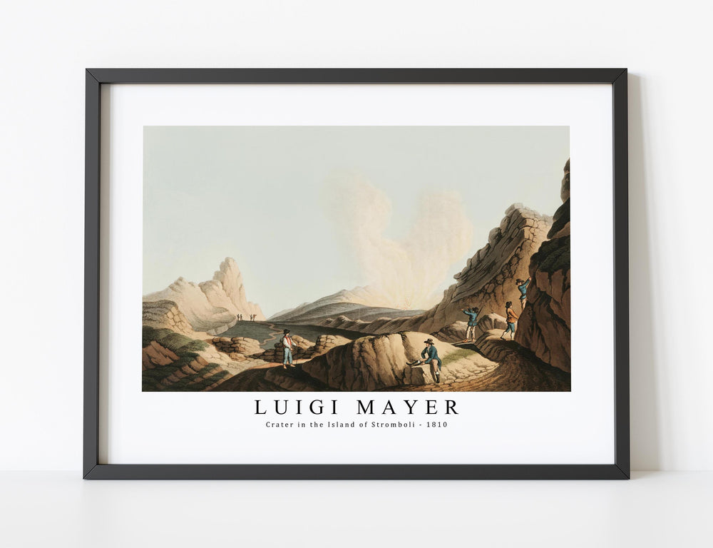 Luigi Mayer - Crater in the Island of Stromboli 1810