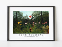 
              Henri Rousseau - Virgin Forest with Sunset 1910
            