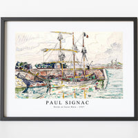 Paul Signac - Docks at Saint Malo (1927)