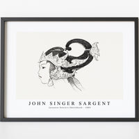 John Singer Sargent - Javanese Dancers Sketchbook (1889)