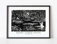 
              Henry Lyman Sayen - Lily Pond drawing
            