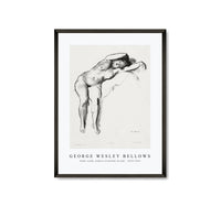 
              George Wesley Bellows - Nude study, woman stretched on bed 1923-1924
            