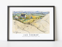 
              Jan Toorop - View from the dunes on Koog in Texel (1917)
            