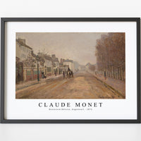 Claude Monet - Boulevard Héloise, Argenteuil 1872