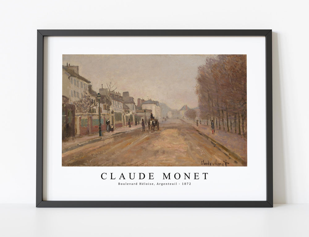 Claude Monet - Boulevard Héloise, Argenteuil 1872