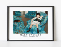 
              Mary Cassatt - Little Girl in a Blue Armchair 1878
            