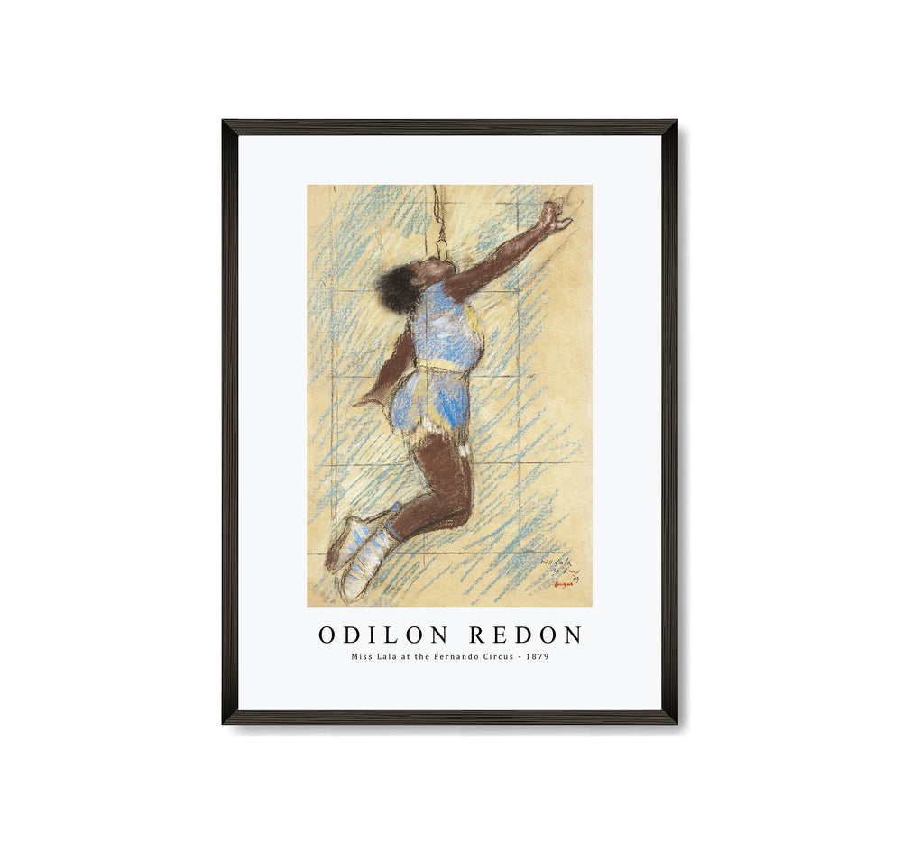Odilon Redon - Miss Lala at the Fernando Circus 1879